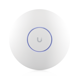 Punto de Acceso UniFi WiFi 6E Enterprise, alta densidad, hasta 600 usuarios, Mu-MIMO 4x4, bandas 2.4/5/6 Ghz, (1) puerto RJ45 2.5G (POE+ no incluido)