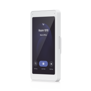 UniFi Intercom Viewer, monitor que se vincula a UA-INTERCOM, para visualizar y aperturar, pantalla táctil de 5", energizado por POE, montaje en pared
