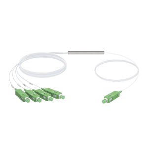 UFiber Splitter (Divisor Óptico) PLC 1 x 4, con conectores SC/APC