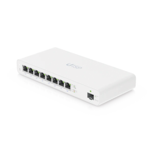 UISP Switch Gigabit PoE Pasivo de Capa 2 con 8 Puertos para Implementaciones MicroPoP