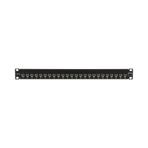 Patch Panel UltraMAX. UTP, Precargado con Jacks Cat6A, 24 Puertos, Plano, 1U