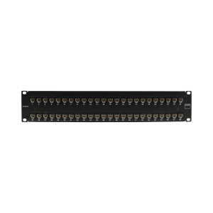 Patch Panel UltraMAX. UTP, Precargado con Jacks Cat6A, 48 Puertos, Plano, 2U