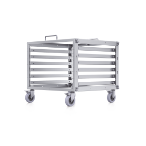 UniFi Rack Móvil de 6 Unidades, incluye 1 patchpanel de 24 puertos Gigabit, no requiere herramientas para armarse, incluye ruedas.