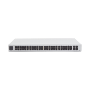 UniFi Switch USW-Pro-48, Capa 3 de 48 puertos Gigabit RJ-45 + 4 puertos 1/10G SFP+, pantalla informativa