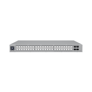 UniFi Switch Pro Max 48 POE, con funciones capa 3, 48 puertos (16 puertos 2.5 GbE (8 POE++ y 8 POE+) y 32 puertos 1 GbE (24 POE+ y 8 POE++)), 2 puertos SFP+ 10G, POE++ 720W, pantalla informativa