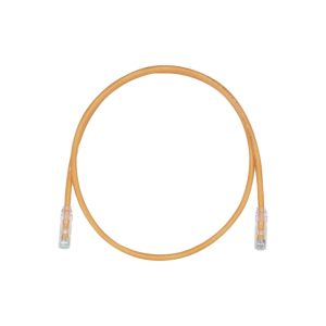 Cable de Parcheo, UTP Cat5e, Diámetro Reducido (28AWG), Color Naranja, 1 ft