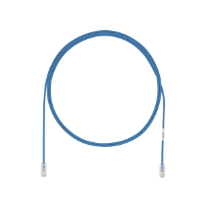 Cable de Parcheo UTP Cat6A, CM/LSZH, Diámetro Reducido (28AWG), Color Azul, 3 m.
