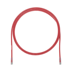 Cable de Parcheo UTP, Cat6A, 24 AWG, CM, Color Rojo, 5ft