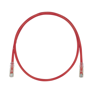 Cable de Parcheo TX6, UTP Cat6, 24 AWG, CM, Color Rojo, 15ft