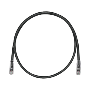 Cable de Parcheo TX6, UTP Cat6, 24 AWG, CM, Color Negro, 3 ft.