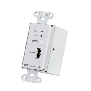 Transmisor HDMI | 4K a 40 metros | HDBaseT-Lite con placa de pared estadounidense/PoH