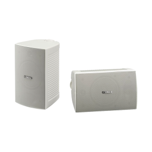 Altavoz de Montaje en Pared, 2 vias, Woofer 4 in, Tweeter 1 in, IPX3, 8 ohms, 70/100V, Color Blanco, Par