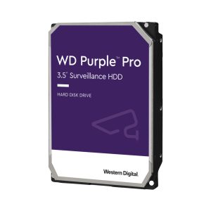 Disco Duro Purple Pro de 10 TB / 7200 RPM / Optimizado para Soluciones de Videovigilancia con Analiticos (Meta Data) / Uso 24-7 / 5 Años de Garantia