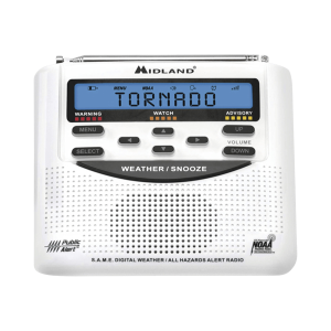 Radio receptor del Sistema de Alerta Sísmica Mexicano y meteorológico NOAA, vía radio en VHF y mediante códigos EAS-SAME