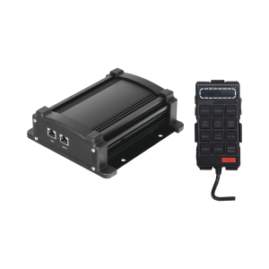 Sirena Vehicular de 100W de Potencia Con Controlador Unimando, Micrófono, Control de Tonos y Patrones de destello de Barras de Luces Serie X67 / X75