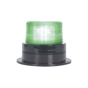 Burbuja Brillante de Larga Vida Útil, con 8 LEDs Color Verde, Domo Verde, 12Vcd
