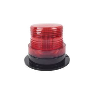 Burbuja Brillante de Larga Vida Útil, con 8 LEDs Color Rojo, Domo Rojo, 12Vcd