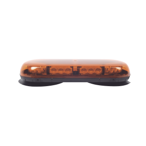 Mini Barra con 24 LED, Color Ámbar Con Montaje Magnético y de Succión