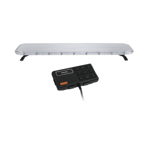 Barra de luces LED de 46" Rojo/Azul/Ambar , De 132 LEDs, Controlador Incluido, Ideal para Equipar Unidades de Seguridad Publica