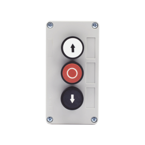 Botonera Triple Para Barreras Vehiculares, Operadores Corredizos y Abatibles.