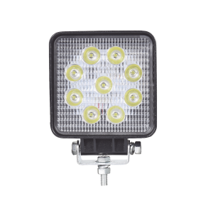 Luz de trabajo de 9 LED , 2300 Lúmenes, 27 Watts, 10-30 Vcc, IP67