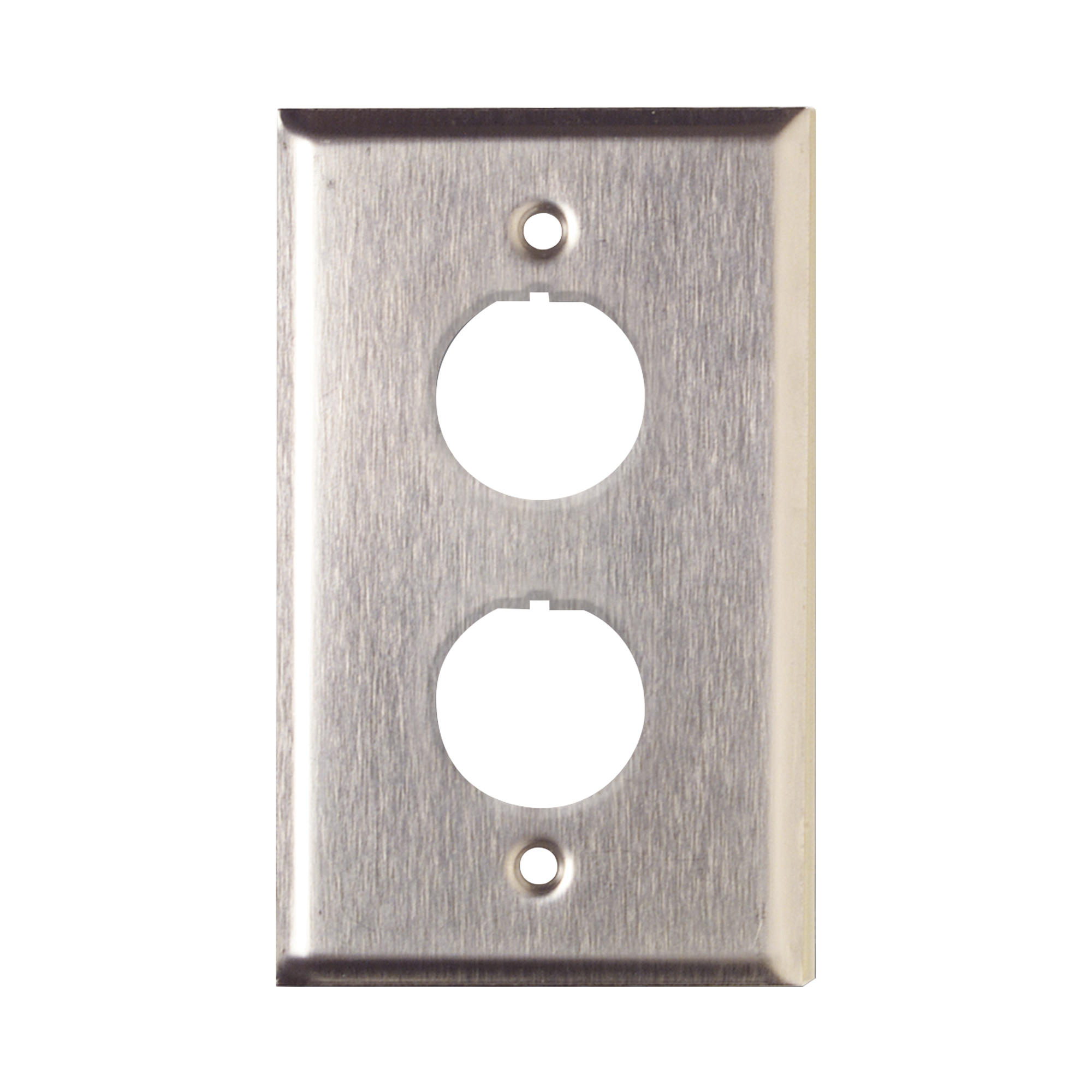 Placa de Pared Reforzada, de Acero Inoxidable, Para Uso Industrial, de 2 Puertos