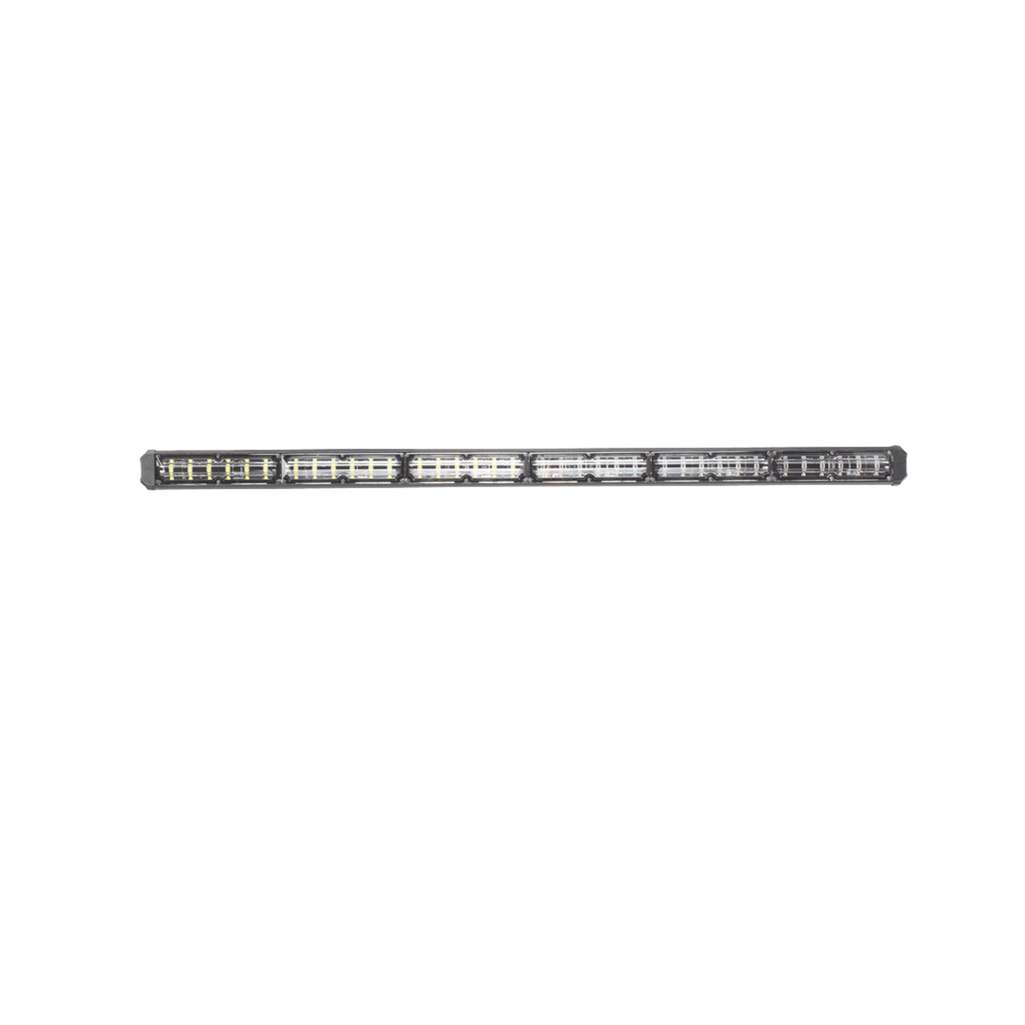 Barra de luz de advertencia de 6 Módulos de 6 LED, 30 Pulgadas, Rojo / Azul