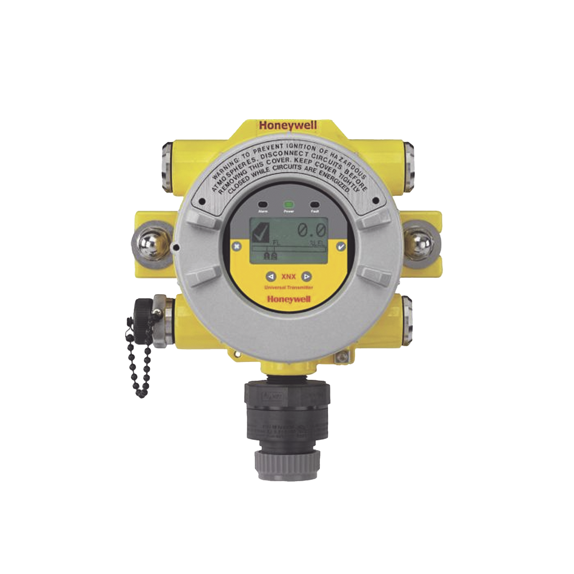 Transmisor Universal Serie XNX Para Sensores Tóxicos y De Oxigeno, Con HART® sobre salida 4-20 mA, Certificado UL/CSA, 4 entradas 3/4" NPT, Carcasa Aluminio Pintado