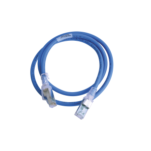 Patch Cord Z-MAX Cat6A S/FTP, CM/LS0H, 3ft, Color Azul, Versión Bulk (Sin Empaque Individual)