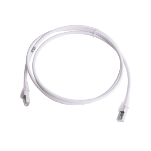 Patch Cord Z-MAX Cat6A S/FTP, CM/LS0H, 5ft, Color Blanco, Versión Bulk (Sin Empaque Individual)