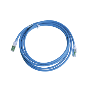 Patch Cord Z-MAX Cat6A S/FTP, CM/LS0H, 10ft, Color Azul, Versión Bulk (Sin Empaque Individual)
