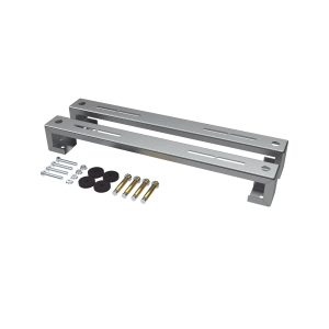 ZT-MPF-180 Base para piso universal ajustable para capacidades de 1 a 3 toneladas con pernos deslizables y amortiguación