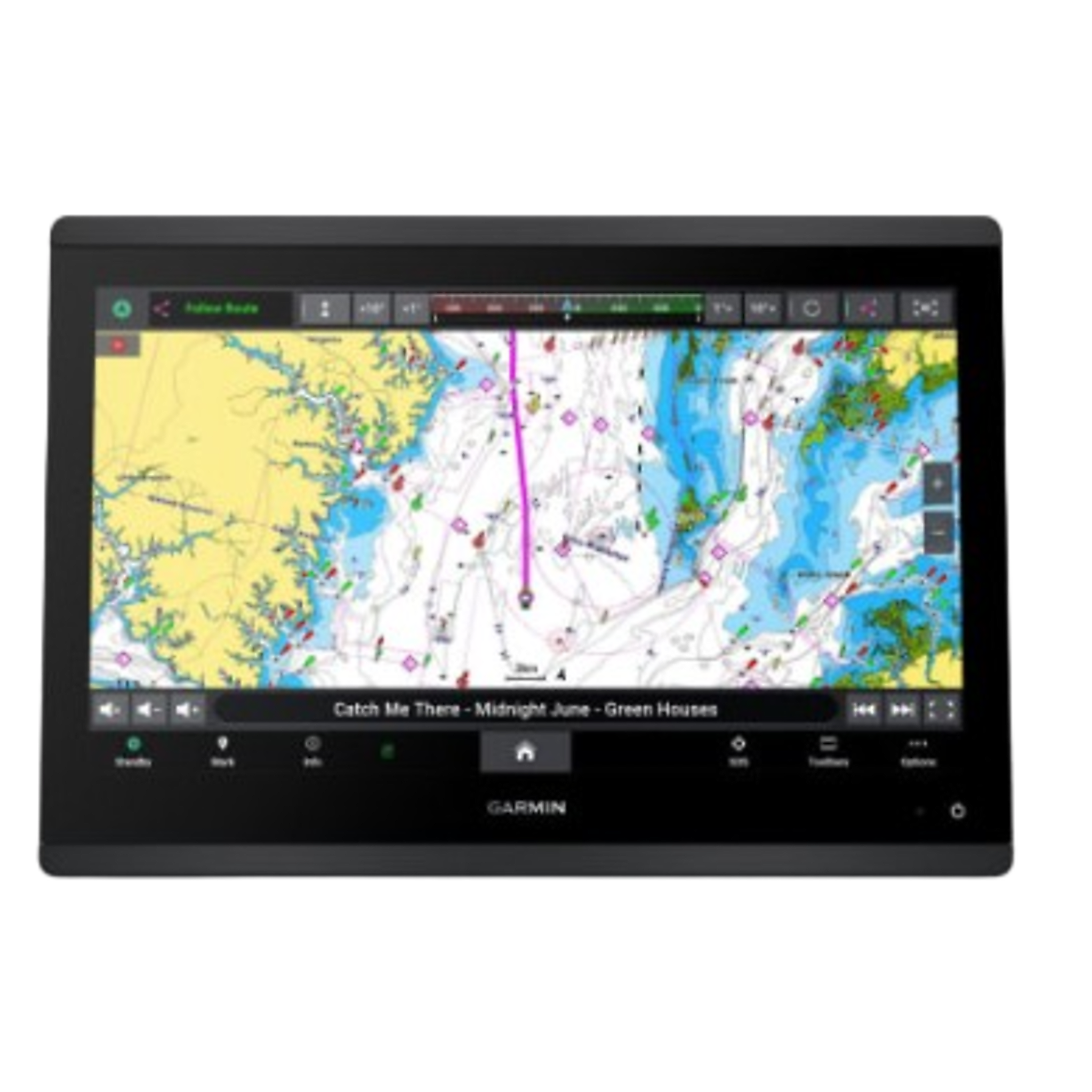 Plotter de Navegación Marina / Pantalla Táctil FHD IPS 15.6" / GPS + GLONASS + Galileo / Compatible con NMEA 2000 y 0183 / IPX7 / 2 Tarjetas microSD / 5000 Waypoints / 50 Tracks Guardados / 100 Rutas / Compatible con AIS y DSC