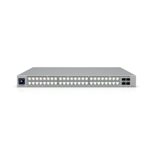 Enterprise Campus 48 PoE, Switch Empresarial Etherlighting™ PoE+++ Capa 3 de 48 Puertos (32 x 10 GbE y 16 x 2.5 GbE) y 4 Puertos SFP28 de 25 G de Alta Disponibilidad