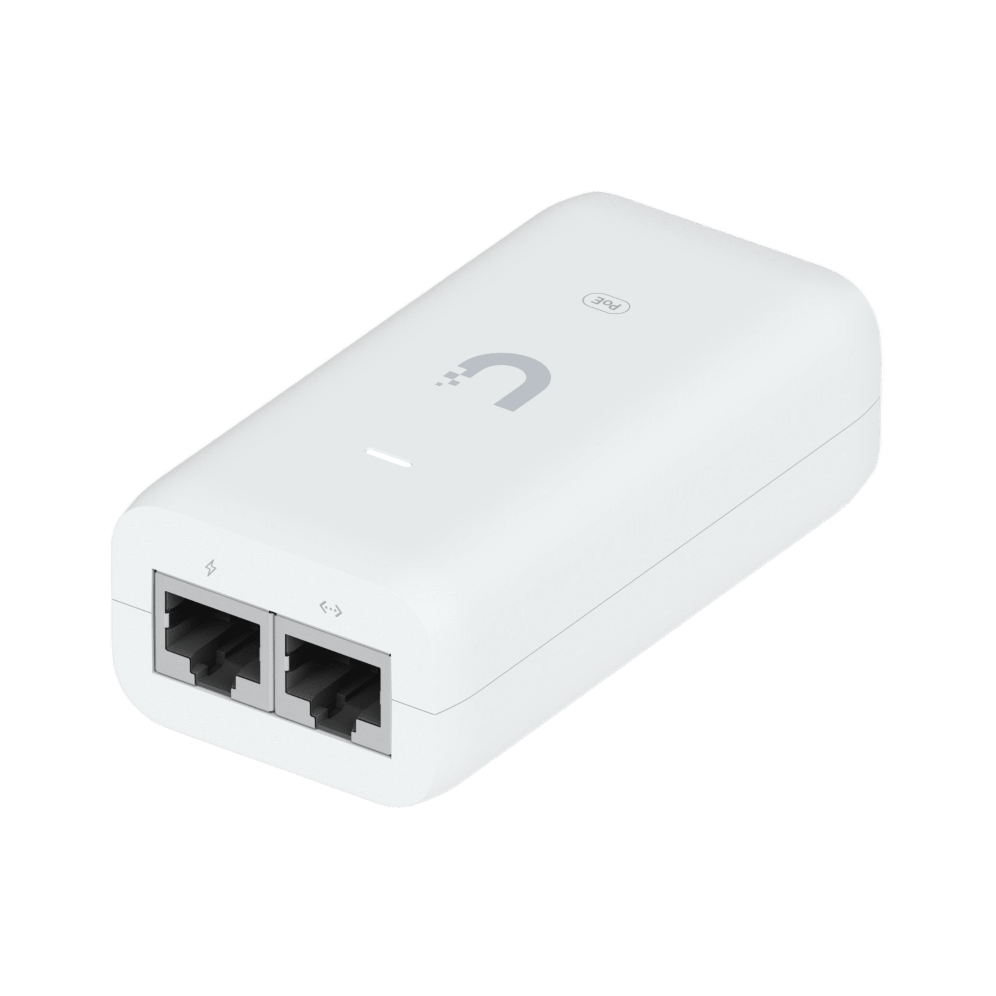 Inyector / Adaptador POE UniFi U-POE (48 VDC, 0.32 A hasta 15W) puerto Gigabit, ideal para equipos UniFi, incluye cable AC