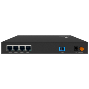 ONU Dual EPON/GPON / 4 Puertos PoE 802.3af/at Gigabit / 1 Puerto SC/UPC