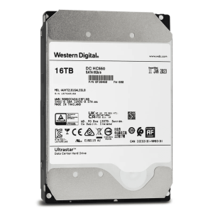 Disco Duro Enterprise 16 TB / Wester Digital (WD) / Serie Ultrastar / Recomendado para Data Center y NVRs de Alta Capacidad / Alto Performace