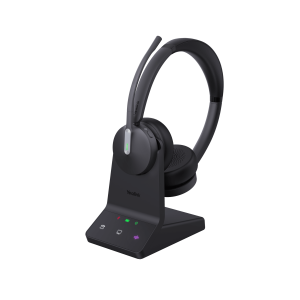 Diadema Inalámbrica Yealink WH64 DECT y Bluetooth con Capacidad de Hasta 32 Horas de Conversación