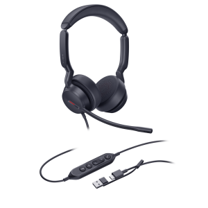 Diadema Alámbrica UH44 Dual UC de Yealink con Conectividad USB-C/A y Amplia Compatibilidad