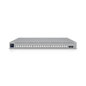 UniFi Switch USW-Pro-XG-24-PoE / Capa 3 / 24 puertos PoE+++ (16 × 10 GbE, 8 × 2,5 GbE) + 2 puertos SFP28 25 G / 720 W PoE total