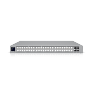 UniFi Switch USW-Pro-XG-48-PoE / Capa 3 / 48 puertos PoE+++ (32 × 10 GbE, 16 × 2,5 GbE) + 4 puertos SFP28 25 G / 1080 W PoE total