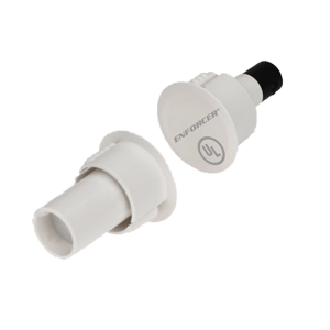 Contactos Magnéticos de Montaje Superficial / Ideal Para Puertas y Ventanas de Acero / Terminales Chapados En Oro / SPST (N.O.) / Circuito Cerrado / Imán Neodimio / 1" Brecha / Plástico ABS