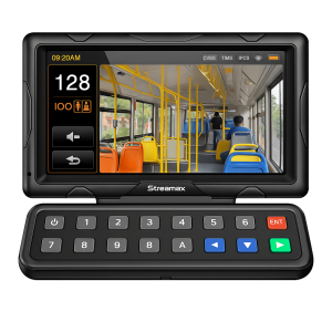 Panel de control dáctilar multifuncional con monitor de 7" para MDVR móvil Streamax