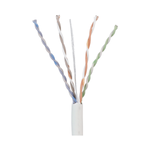 Bobina de Cable UTP 305 m. de Cobre, TX5e™  PanNet, Blanco, Categoría 5e, 24 AWG, CMP (Plenum), de 4 pares