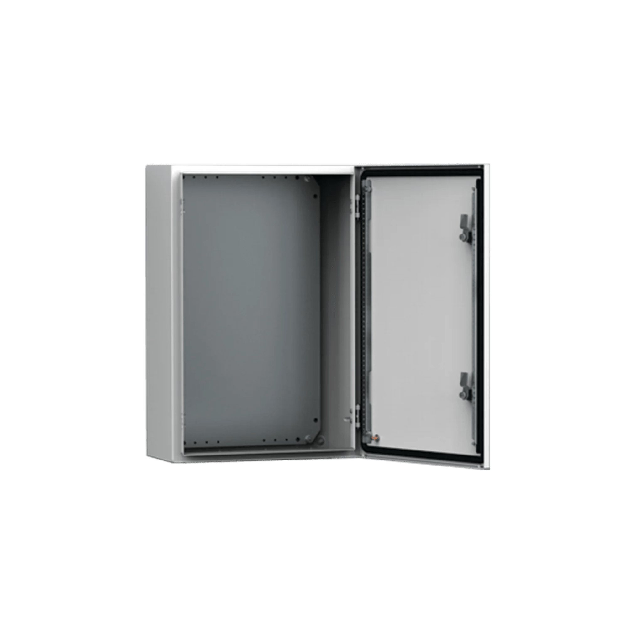 Gabinete de Uso Exterior NEMA 4/12; IP66; IK10, 600 x 400 x 240 mm, De Acero, Color Gris Claro