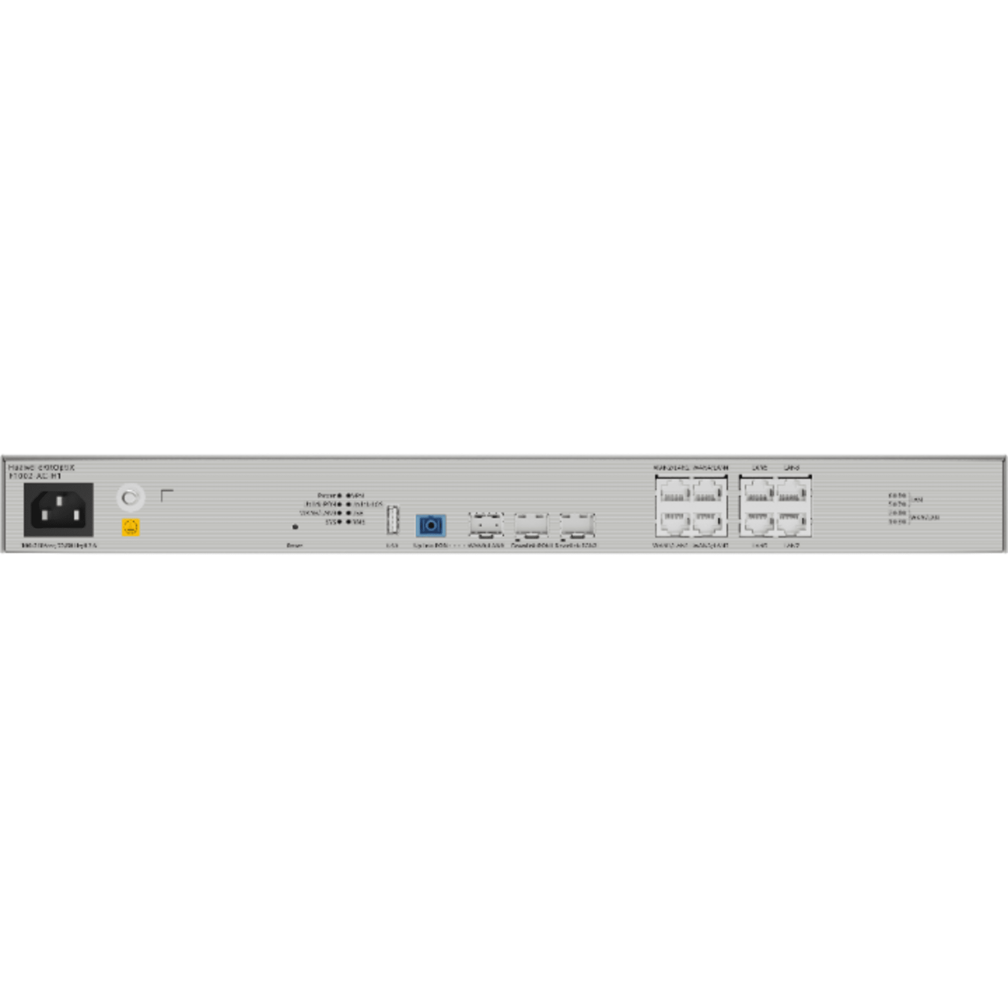 HUAWEI MiniFTTO - Gateway Óptico / 4 puertos GE (WAN/LAN) + 1 puerto XGPON (SC/UPC) + 2 puertos GPON  /  VLANs /  Wi-Fi Roaming / Administración Nube