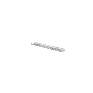 Charola Wire Basket de 12 in (304 mm) de Ancho, 6 in (152 mm) de Alto, 3 m de Largo, Hasta 626 Cables Cat6, Color Negro