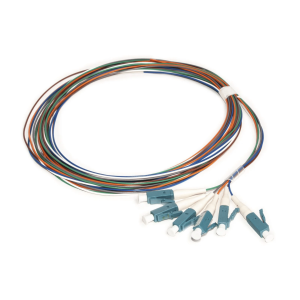 Kit de 6 Pigtails con Conector LC, Multimodo 50/125 OM4, 900um, de 1 Metro