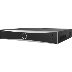 NVR 32 Megapíxel (8K) / 32 Canales IP / 16 Puertos PoE+ / ACUSENSE / ANPR / Conteo de Personas / Reconocimiento Facial / 4 Bahías de Disco Duro / Soporta POS / Alarmas I/O