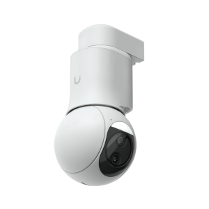 Cámara UniFi Protect G6 PTZ Color Blanco, Doble Lente 4K, Zoom Híbrido 10x, Motor AI Multi-TOPS, Visión Nocturna IR 30m, Audio Bidireccional, Protección IP66, Resistencia al Vandalismo IK04